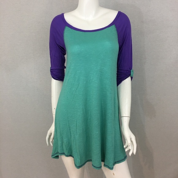 Size Medium Anthro Porridge Color Block Tunic Top - Picture 7 of 8